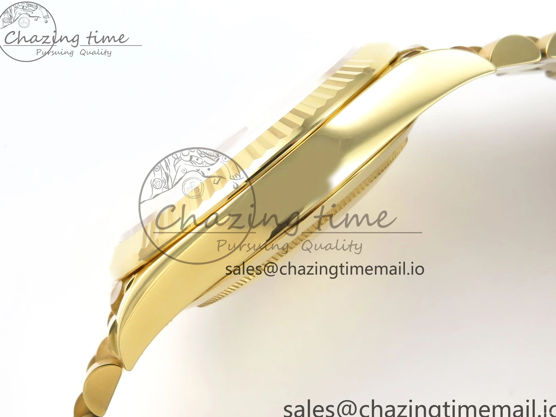 MiroTime 0320 Packable Day Date 40 YG 228238 THBF 1:1 Best Edition Black Crystal Dial on President Bracelet VR3255 V3 (Gain Weight) 378